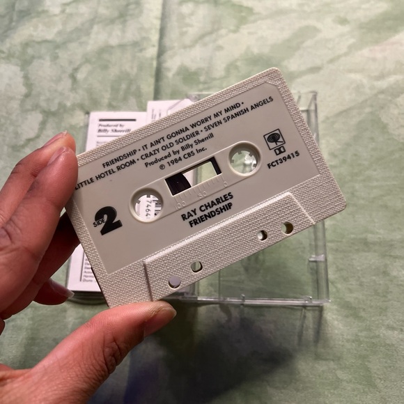 Vintage 1984 Ray Charles Friendship Cassette Tape - Picture 4 of 4
